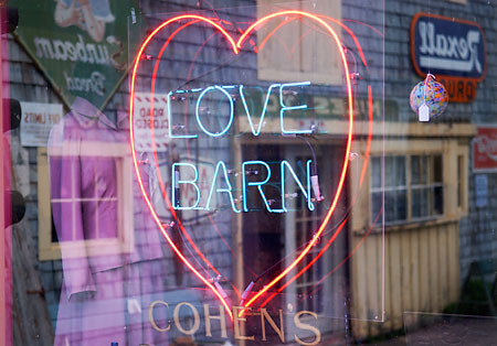 Love Barn neon sign